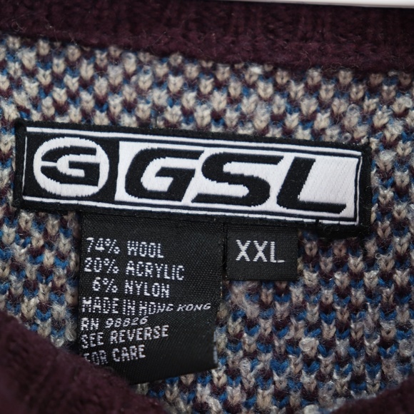 Vtg 90s Mens 2XL Fresh Prince Turtleneck Sweater - Picture 4 of 6